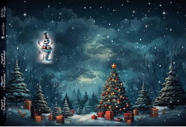 Merry Christmas (klein) - Panel - FT B WARE